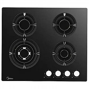 כיריים גז - 4 להבות Midea דגם Defendi 60GH503-B זכוכית שחורה כיריים גז - 4 להבות Midea דגם Defendi 60GH503-B זכוכית שחורה